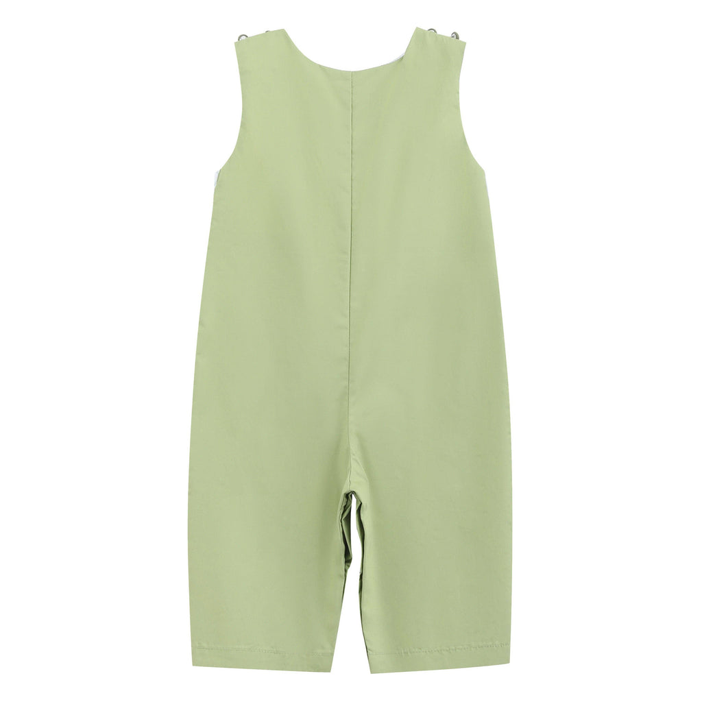 Pistachio Green Mallard Duck Smocked Longalls