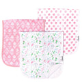3 Pack Premium Burp Cloths - Claire