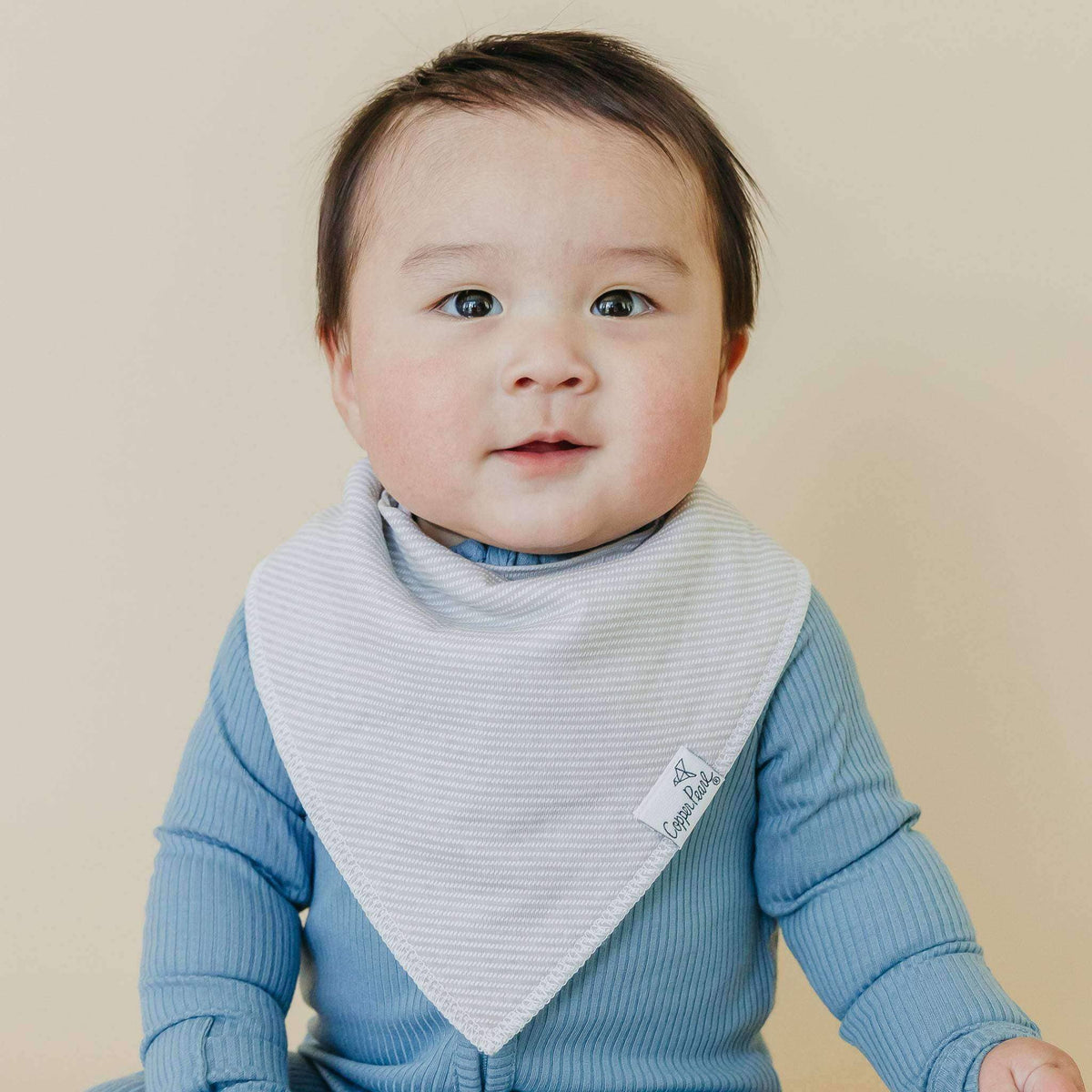 4 Pack Baby Bandana Bibs - Oxford