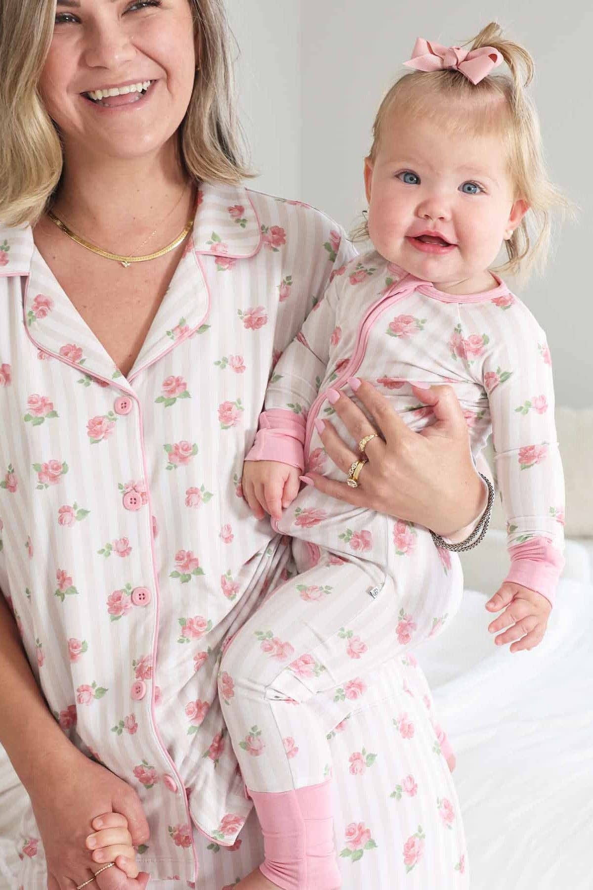 Rosy & Cozy Convertible Zip Romper