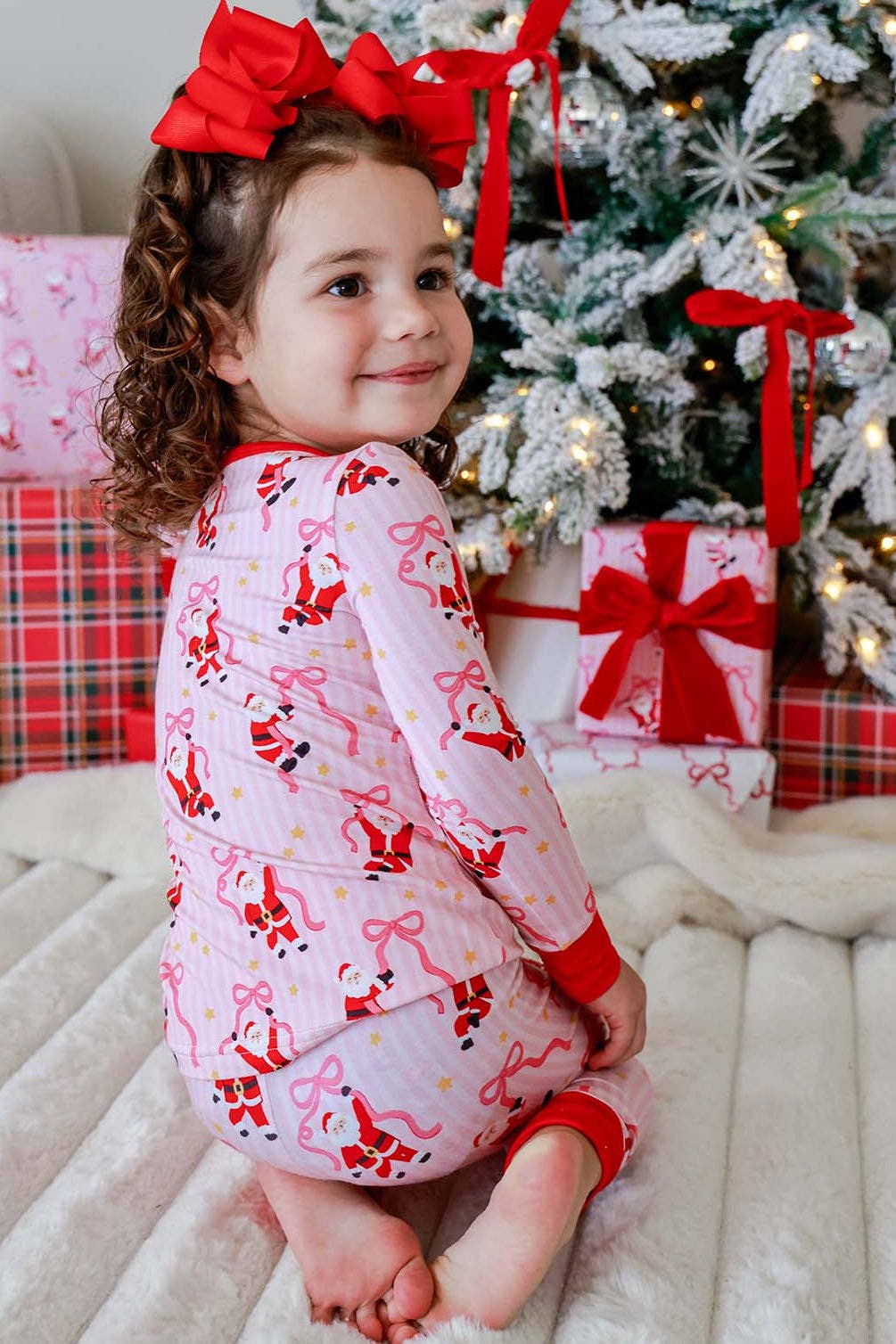 Christmas Bamboo Two-Piece Pajama Set | Jolly Ribbons