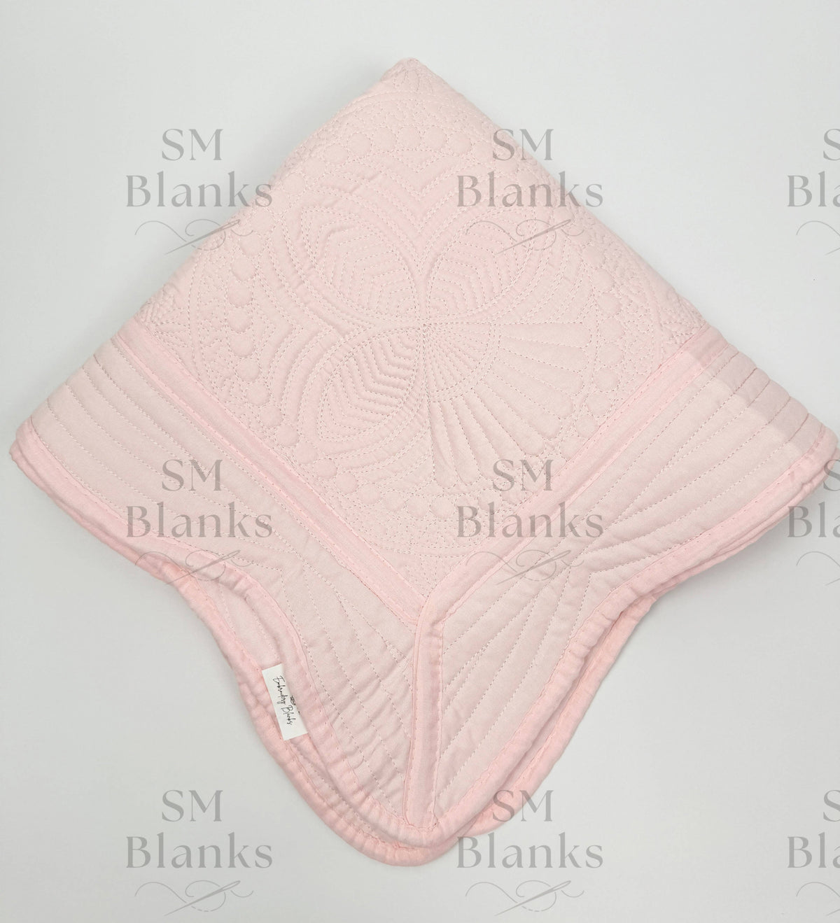 Light Pink Baby Heirloom Quilt