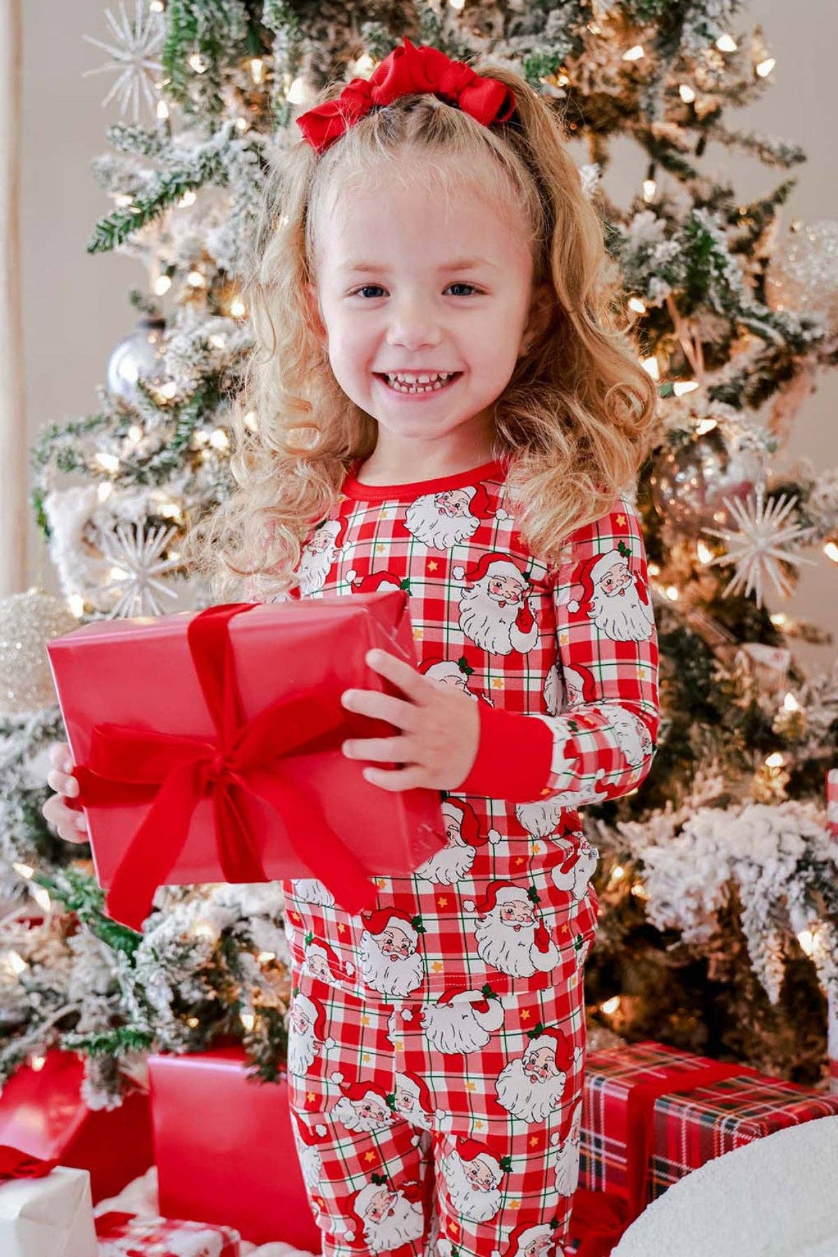Christmas Bamboo Two-Piece Pajama Set | Cozy Claus