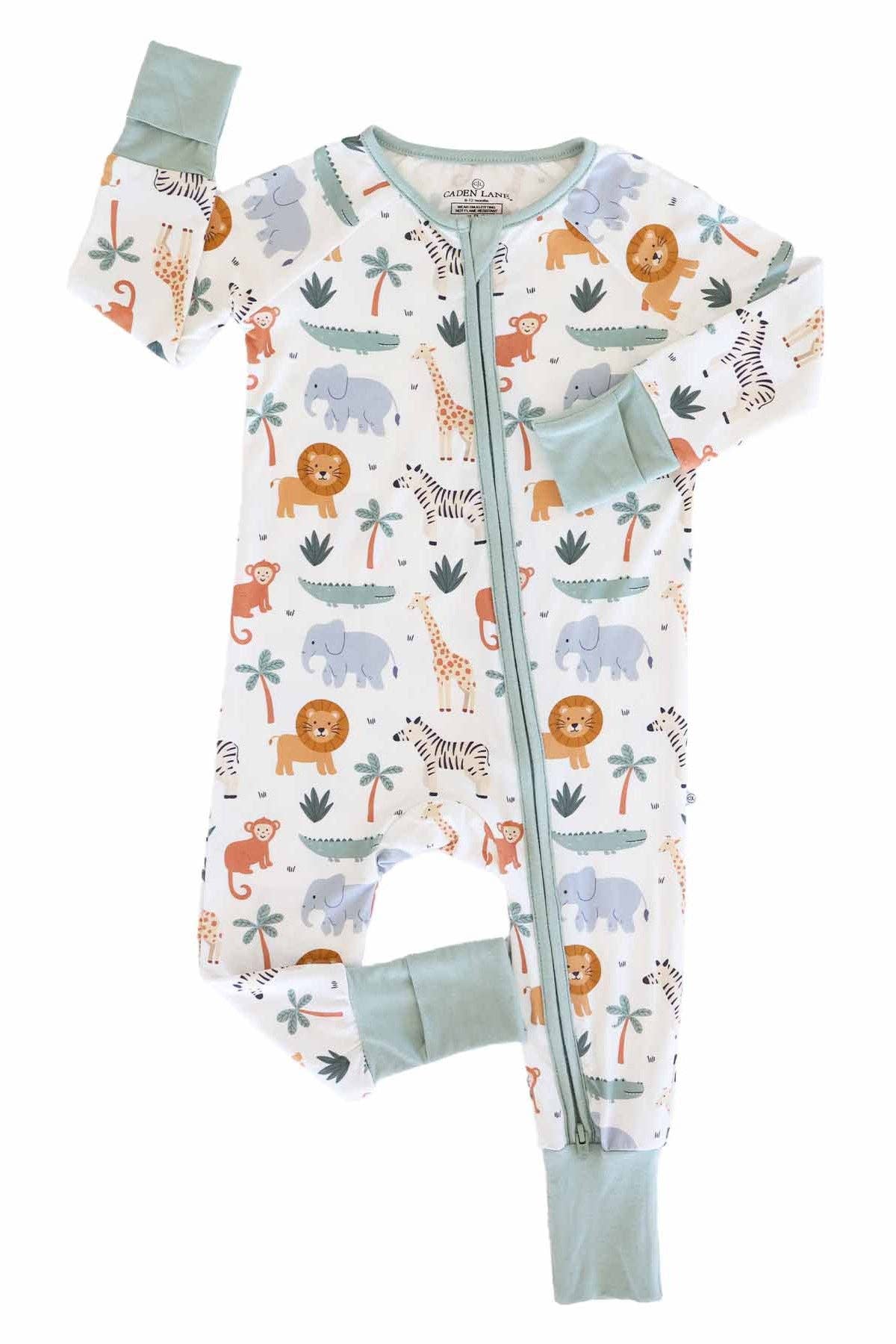 Safari Snuggles Convertible Zip Romper