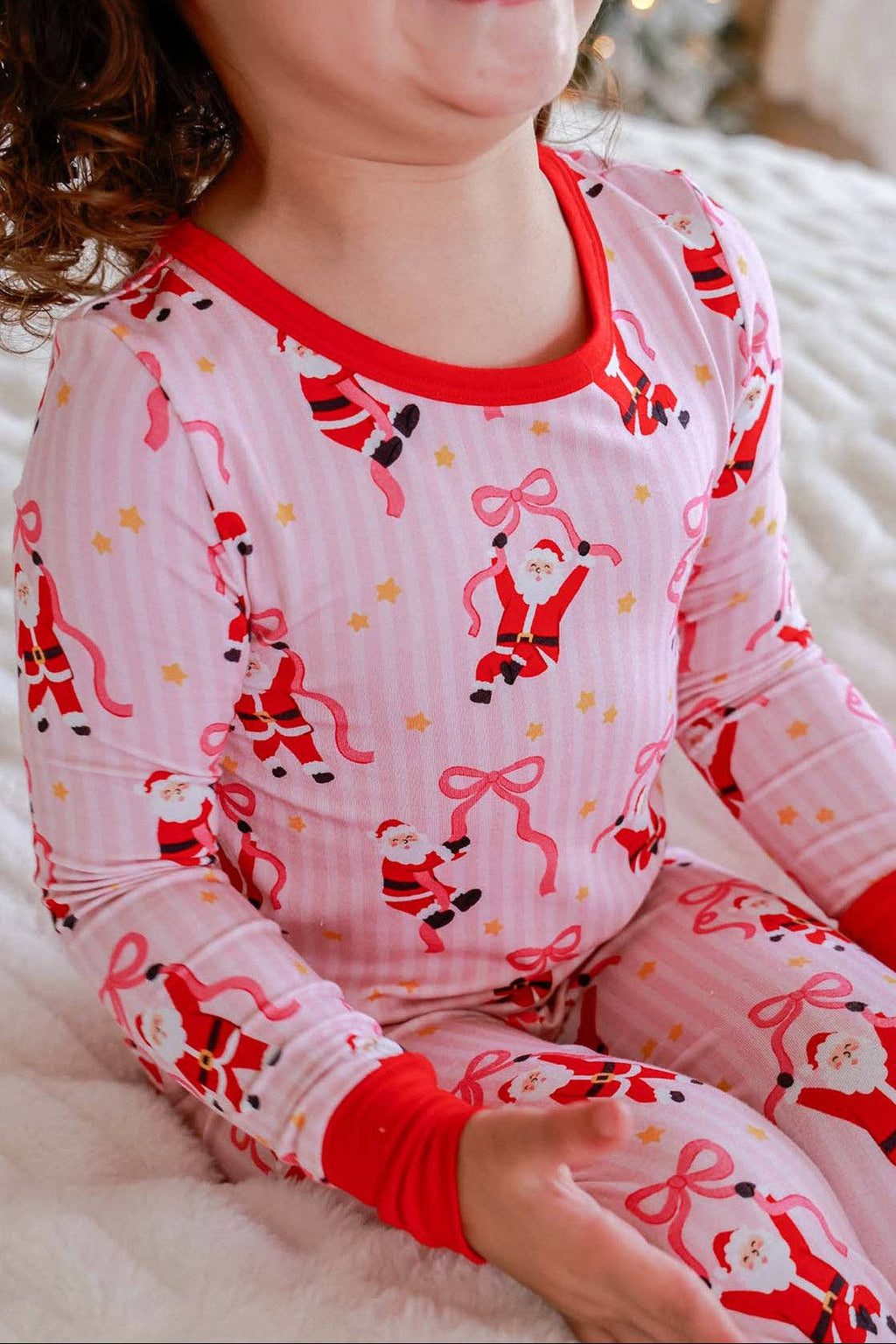 Christmas Bamboo Two-Piece Pajama Set | Jolly Ribbons