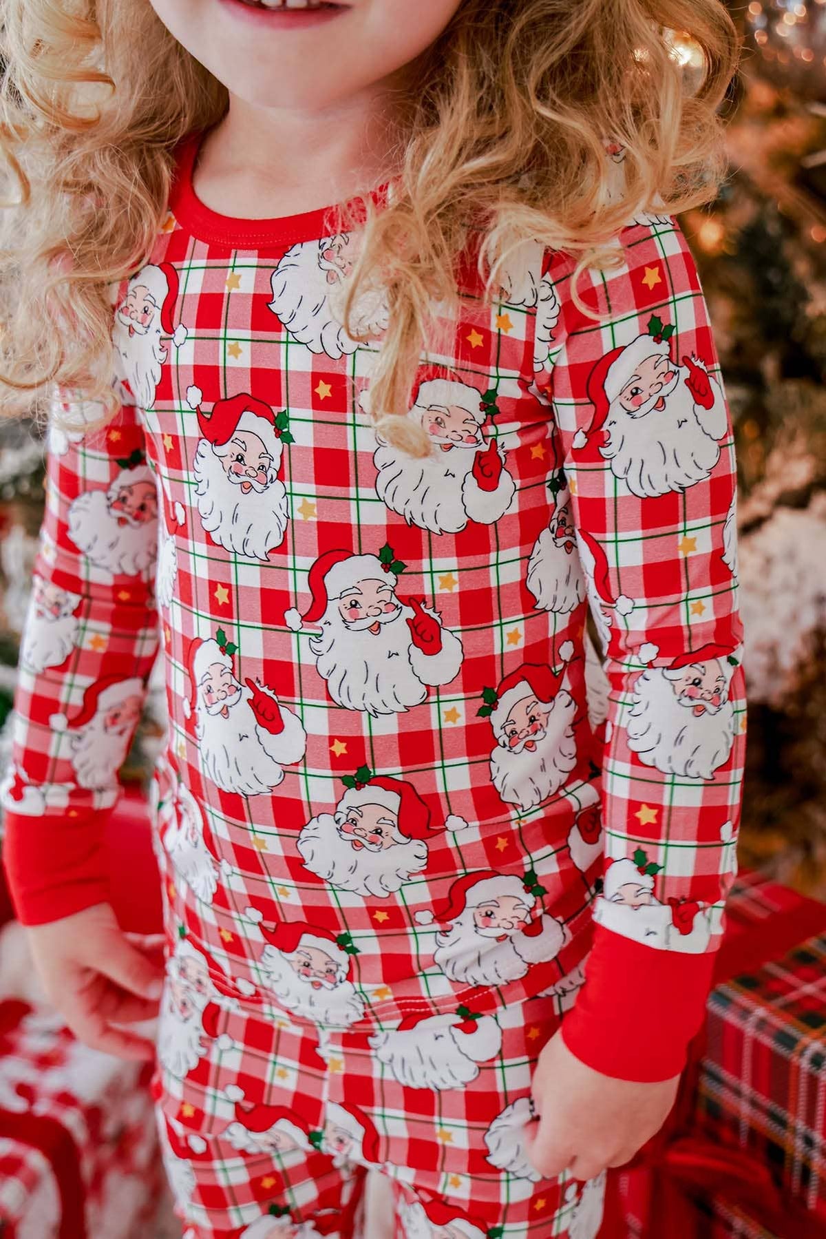 Christmas Bamboo Two-Piece Pajama Set | Cozy Claus