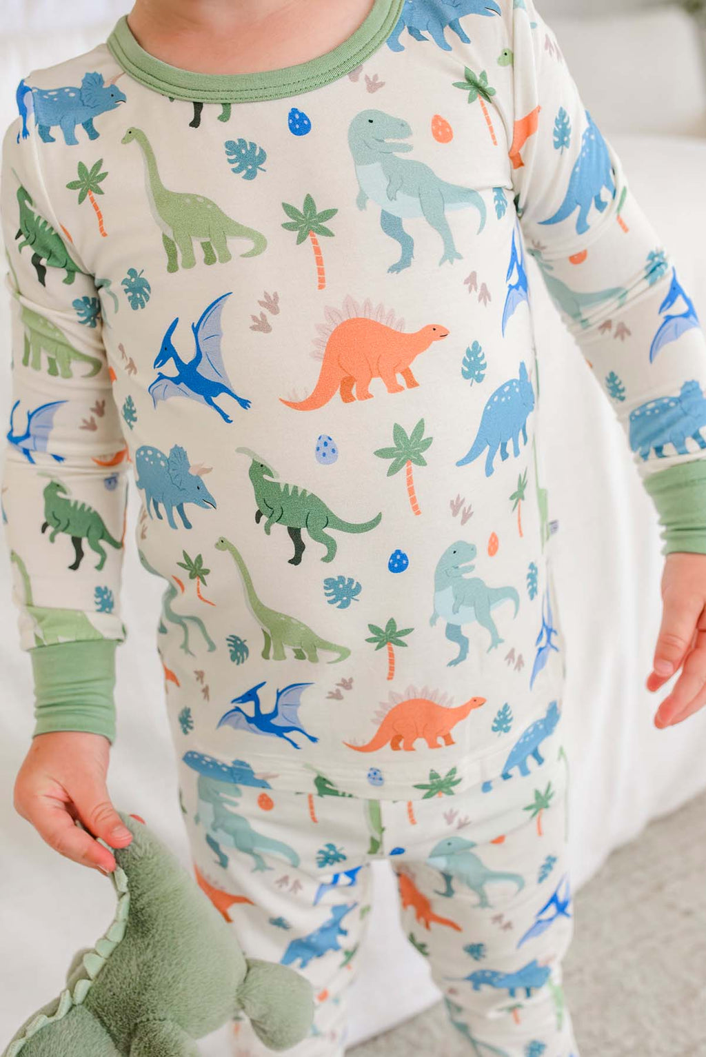 Two-Piece Bamboo Pajama Set | Little Fossil