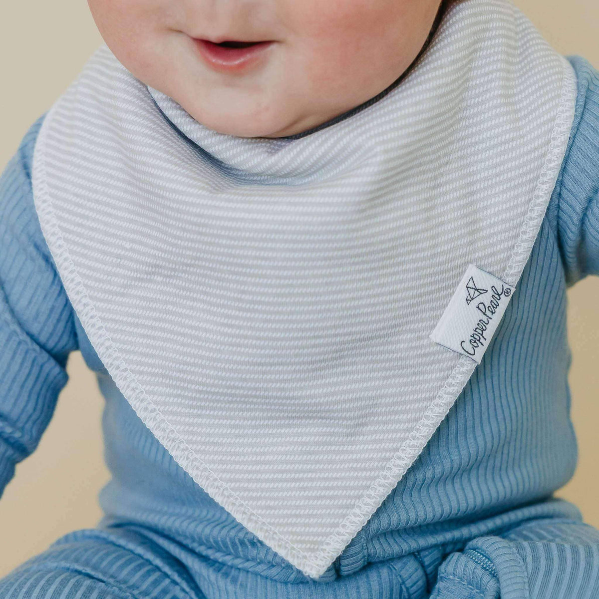 4 Pack Baby Bandana Bibs - Oxford