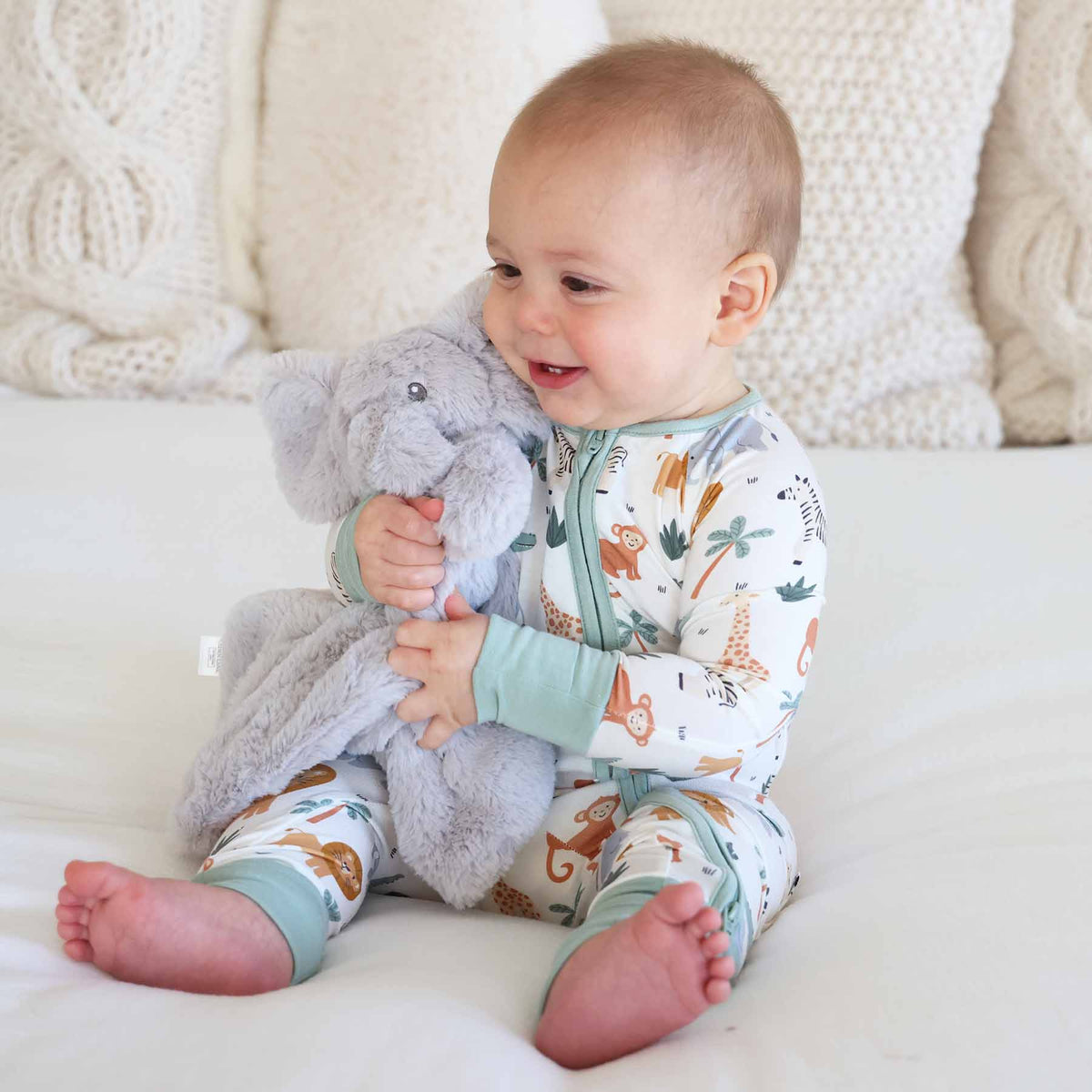 Safari Snuggles Convertible Zip Romper