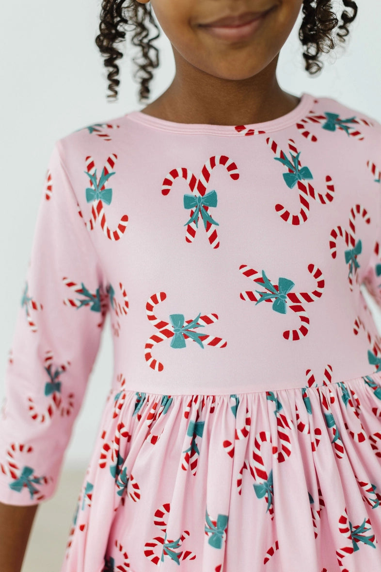 Mila & Rose- Candy Cane Cutie Twirl Dress