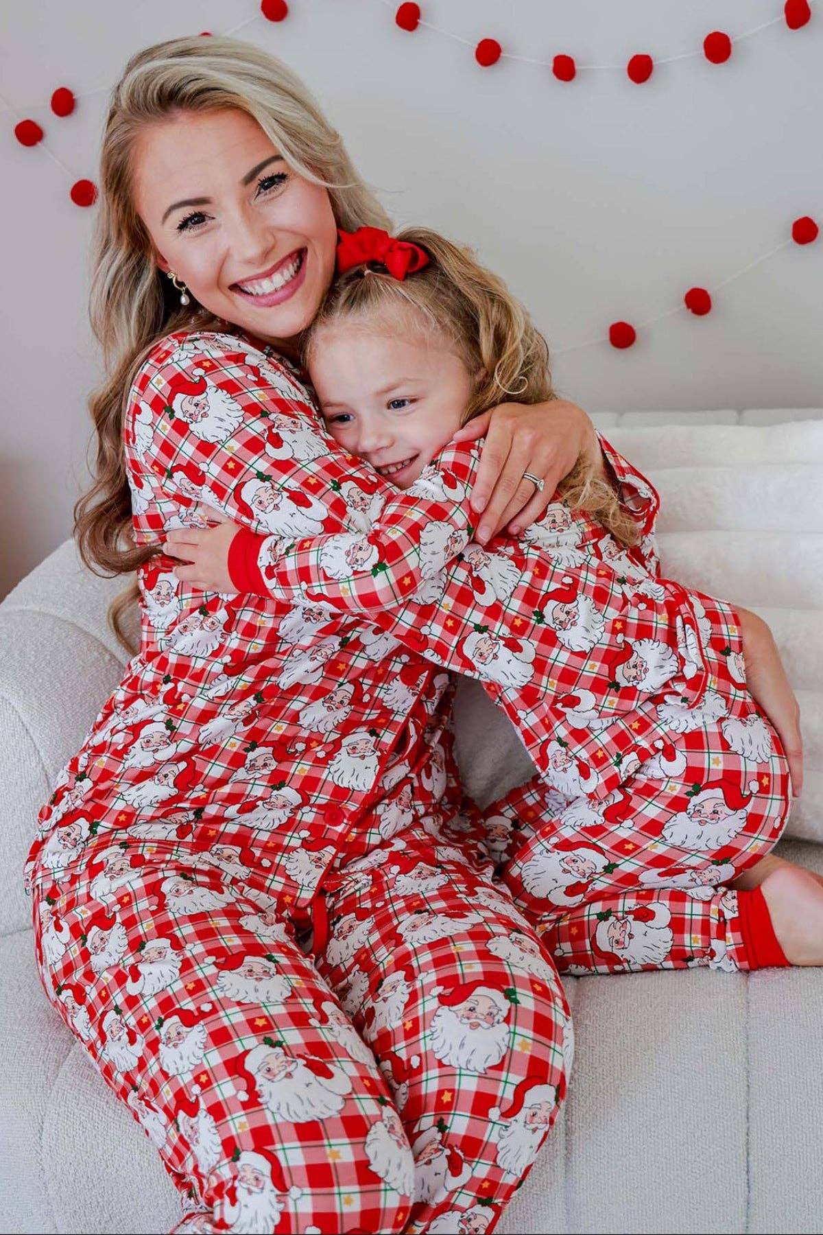 Christmas Bamboo Two-Piece Pajama Set | Cozy Claus