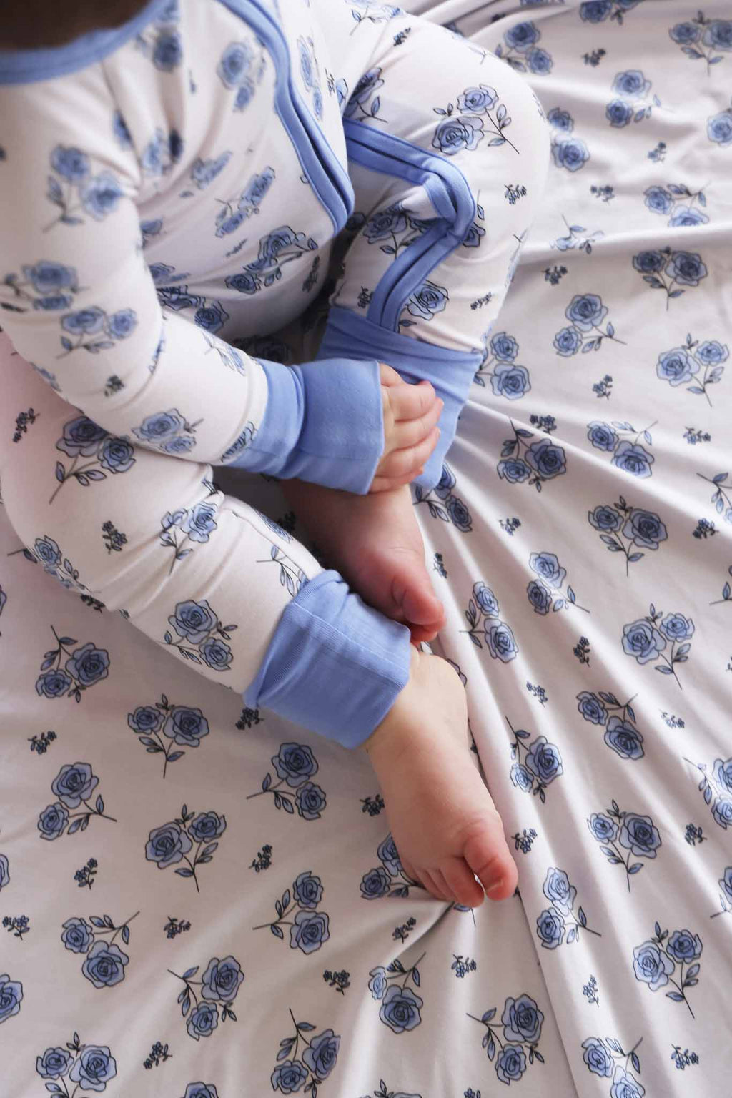 Sapphire Garden Convertible Bamboo Zip Romper