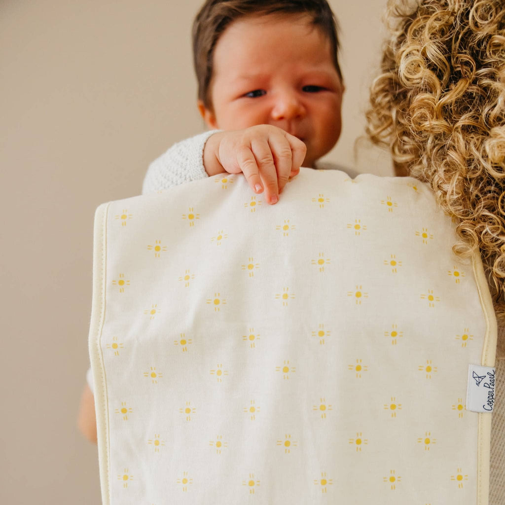 3 Pack Premium Burp Cloths - Santa Fe