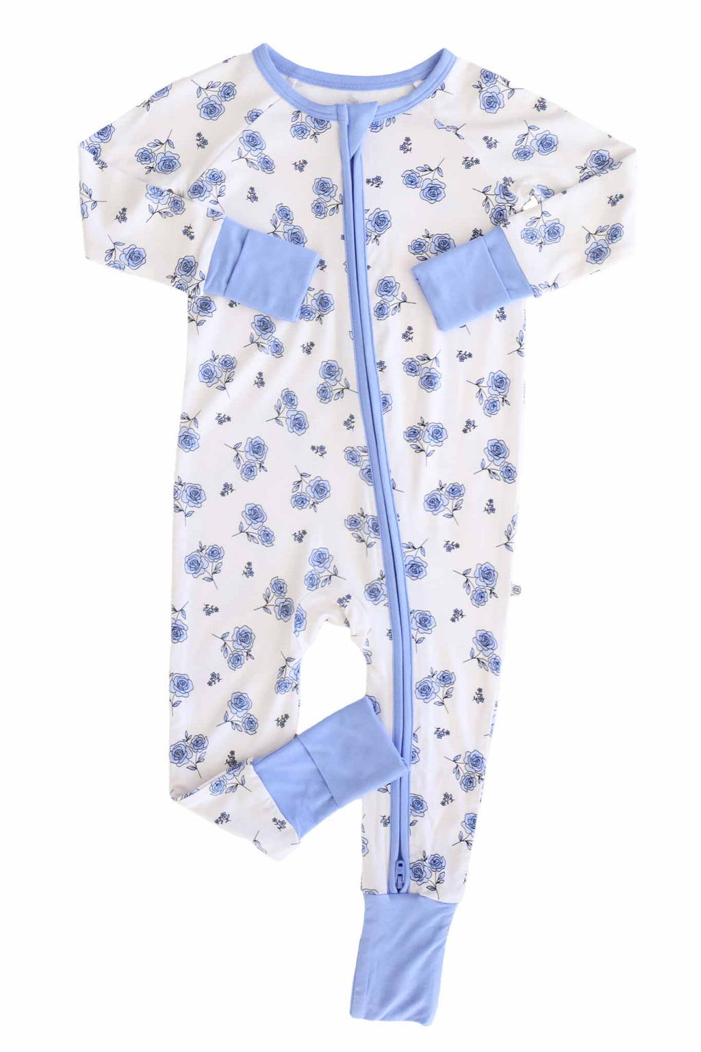 Sapphire Garden Convertible Bamboo Zip Romper