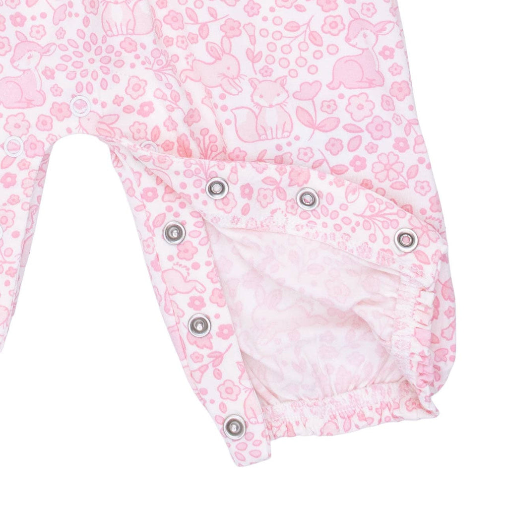 Baby Woodland - Ruffle Sleeve Snap Romper