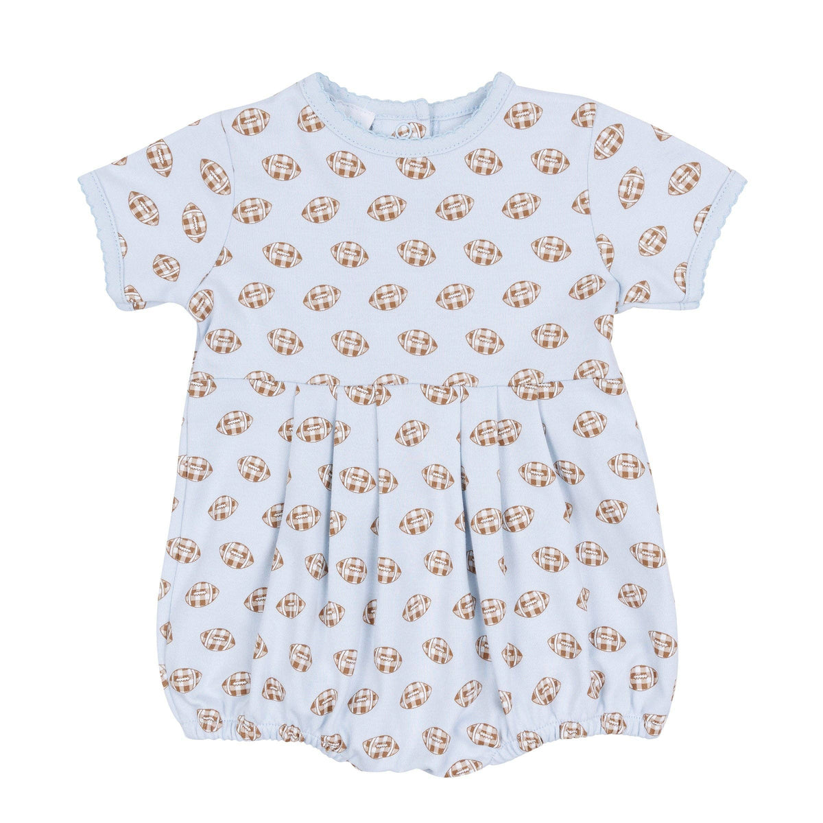 Tiny Tailgater Print Bubble - Light Blue
