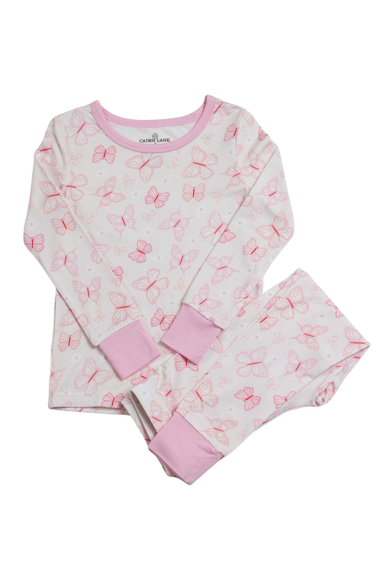 Two-Piece Bamboo Pajama Set | Blooming Butterflies