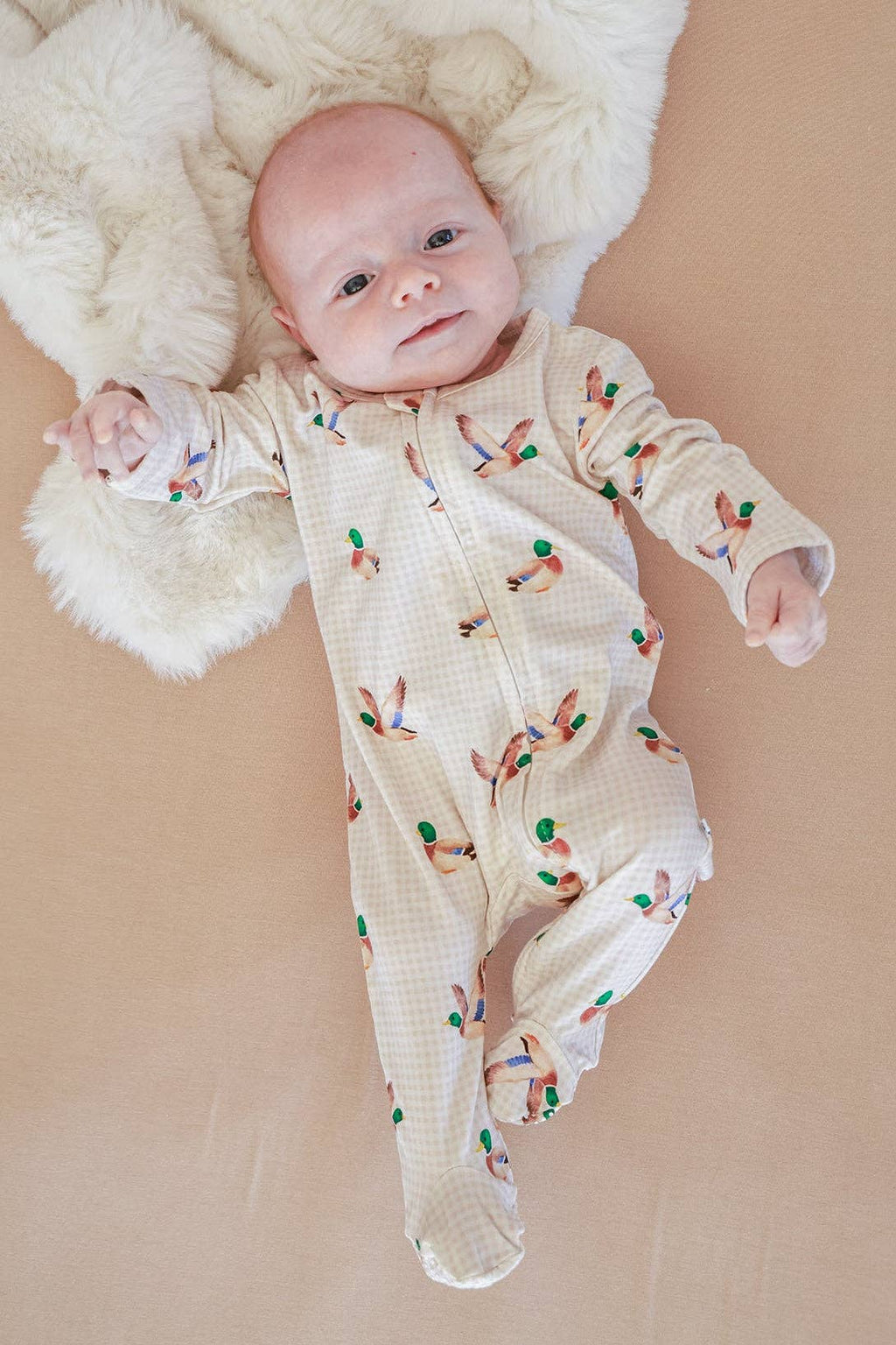 Bamboo Zipper Footie | Little Mallard