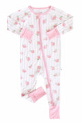 Rosy & Cozy Convertible Zip Romper
