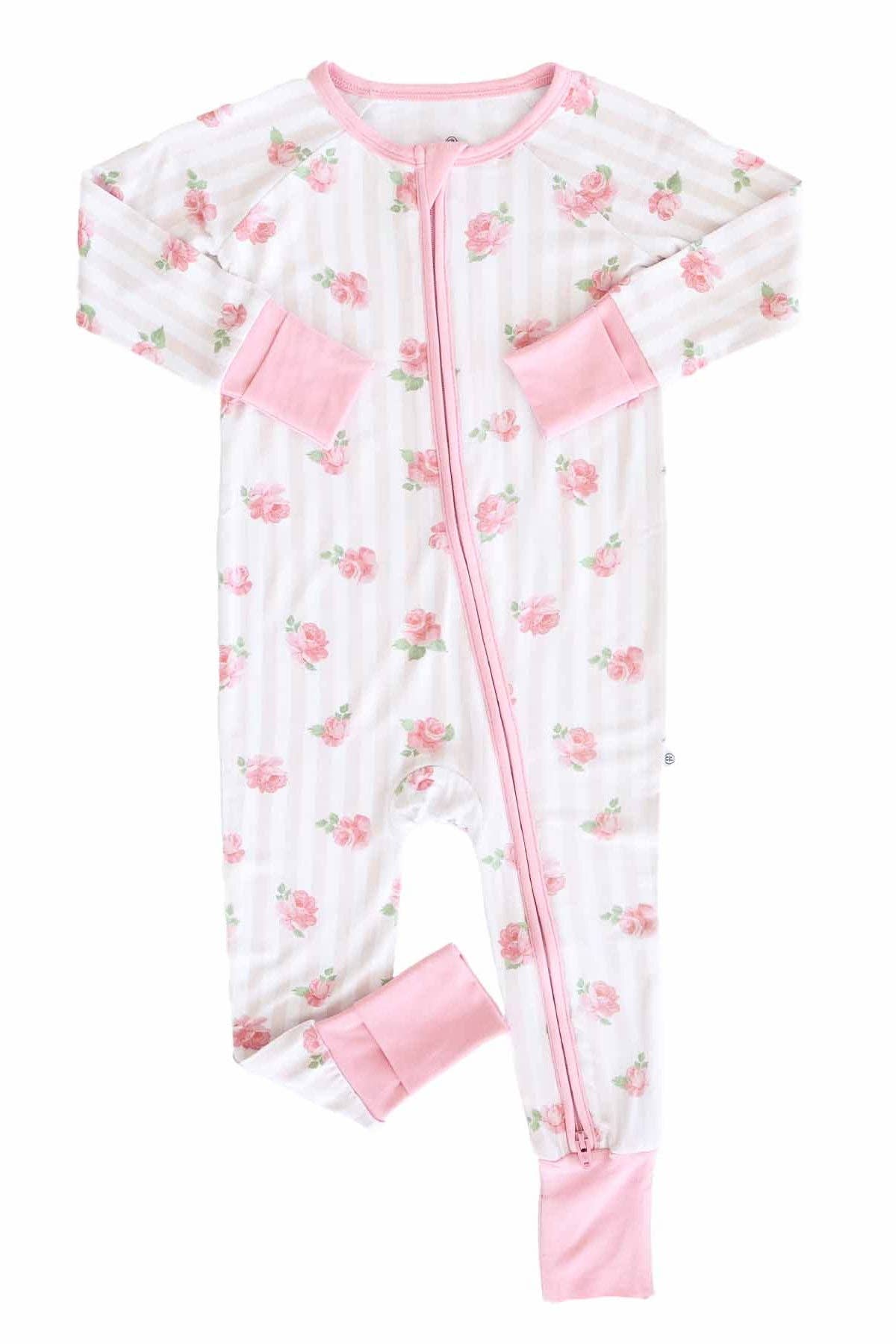 Rosy & Cozy Convertible Zip Romper