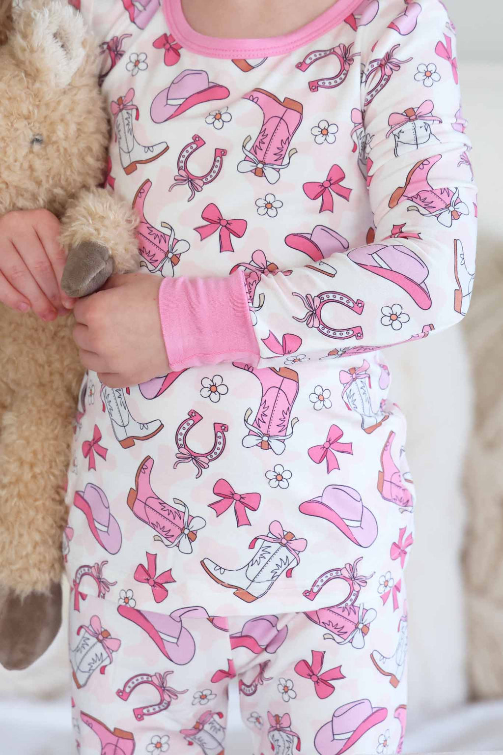 Two-Piece Pajama Set | Rodeo Dreams Pink