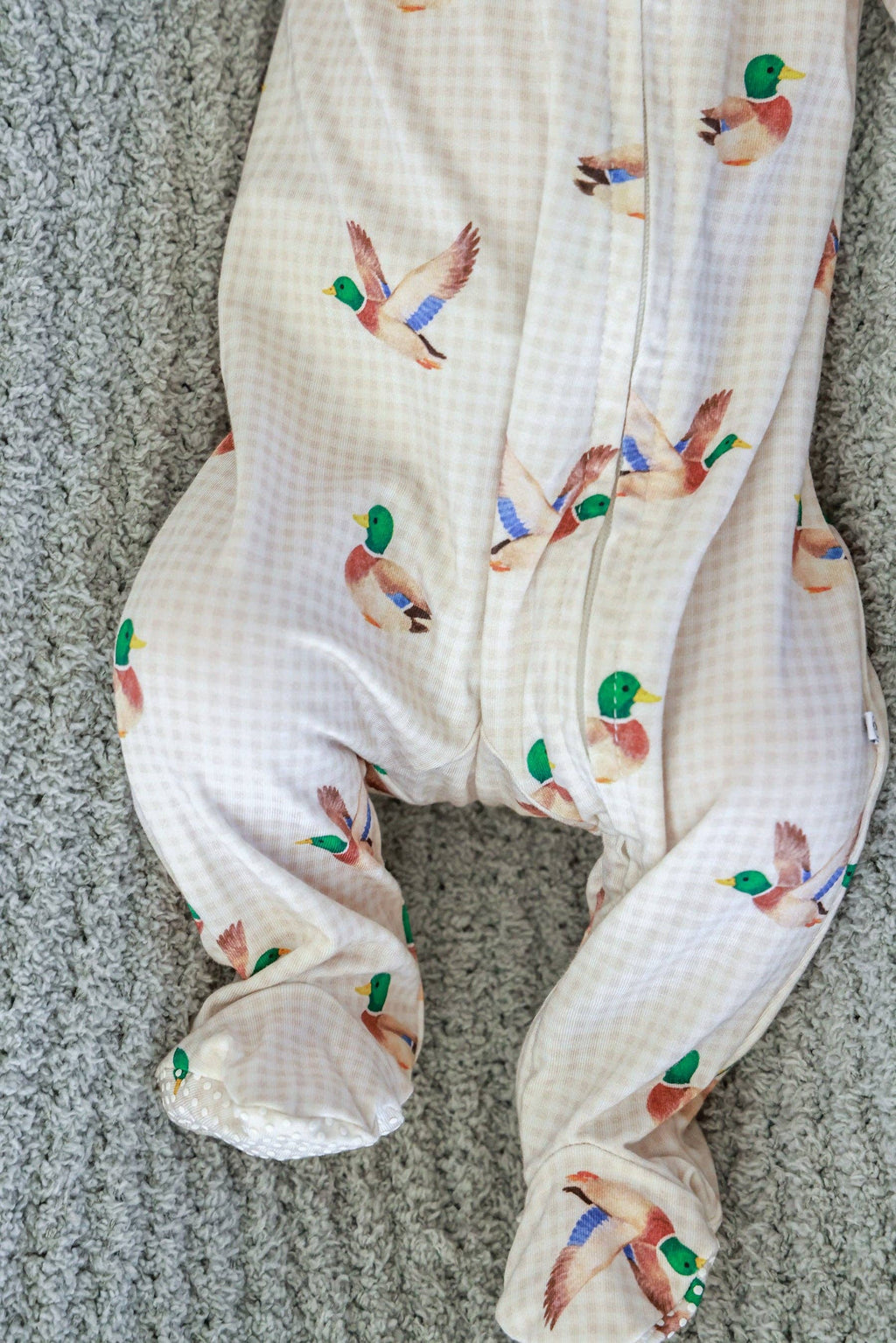 Bamboo Zipper Footie | Little Mallard