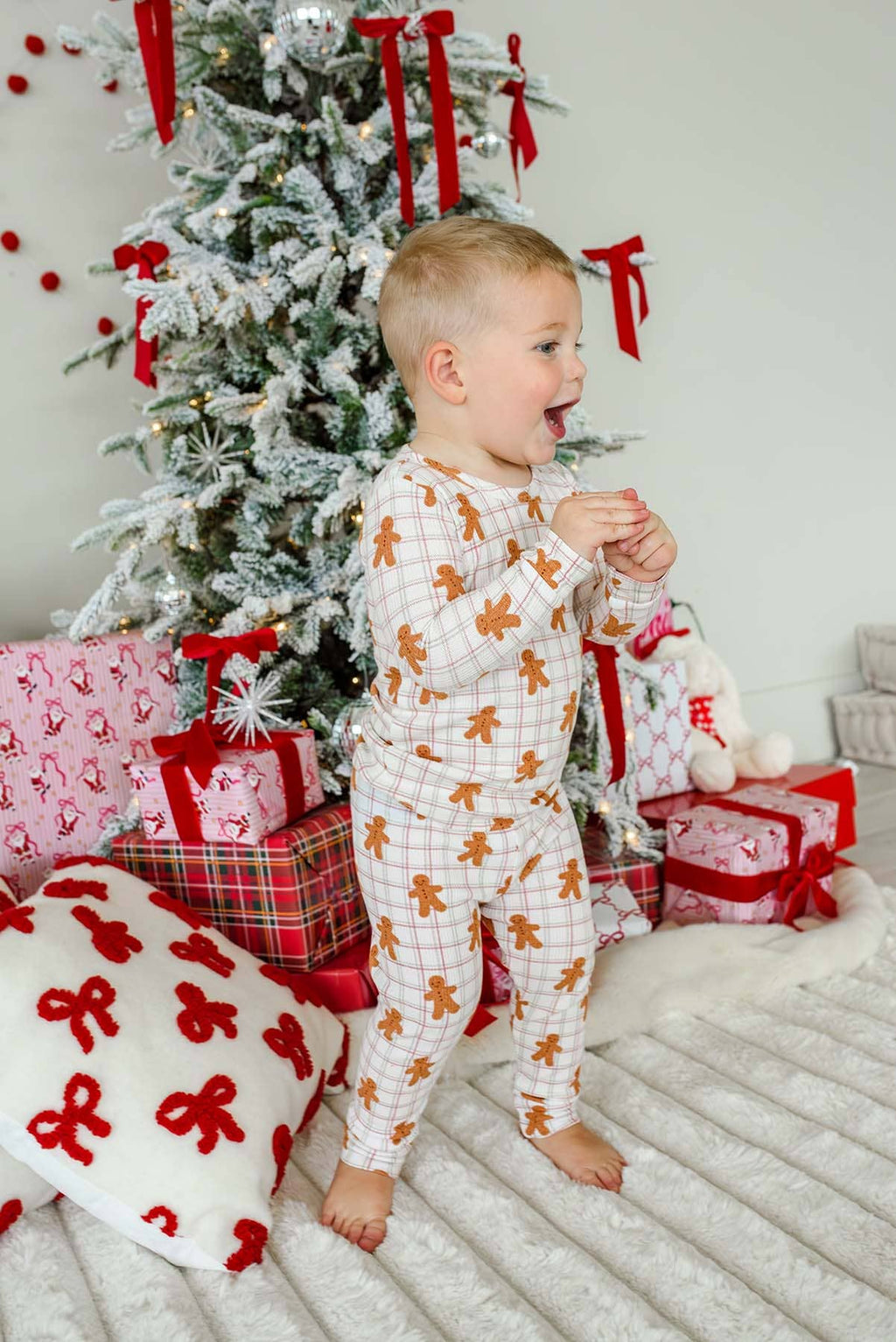Bamboo Waffle Two-Piece Pajama Set | Gingersnap