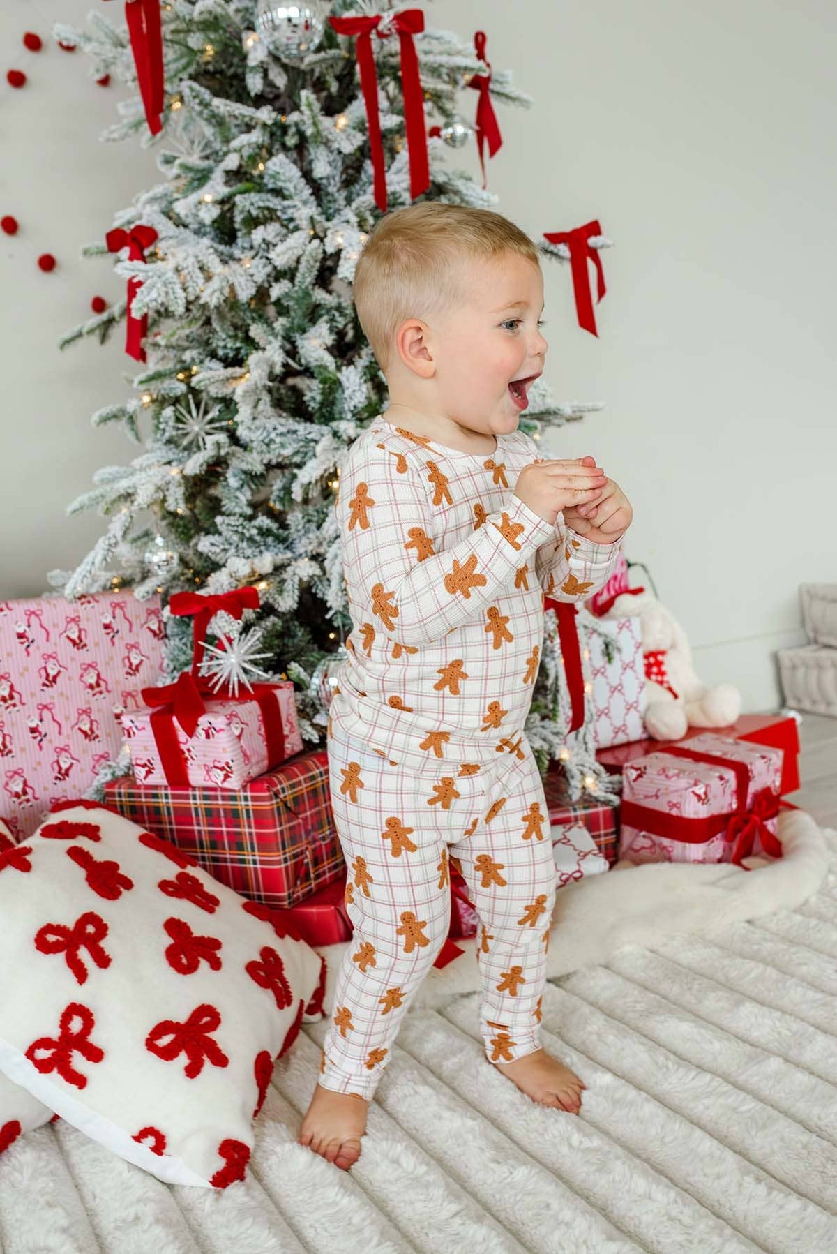 Bamboo Waffle Two-Piece Pajama Set | Gingersnap