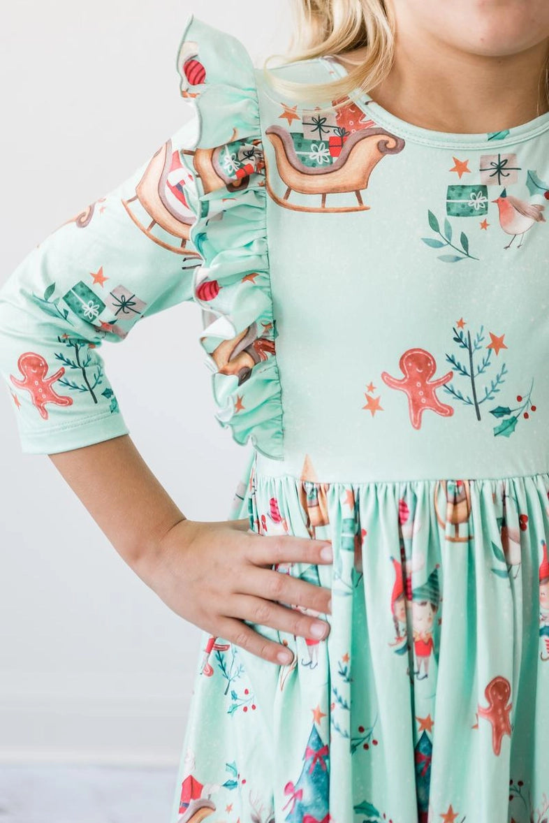 Mila & Rose- Believe in Your Elf Twirl Dress