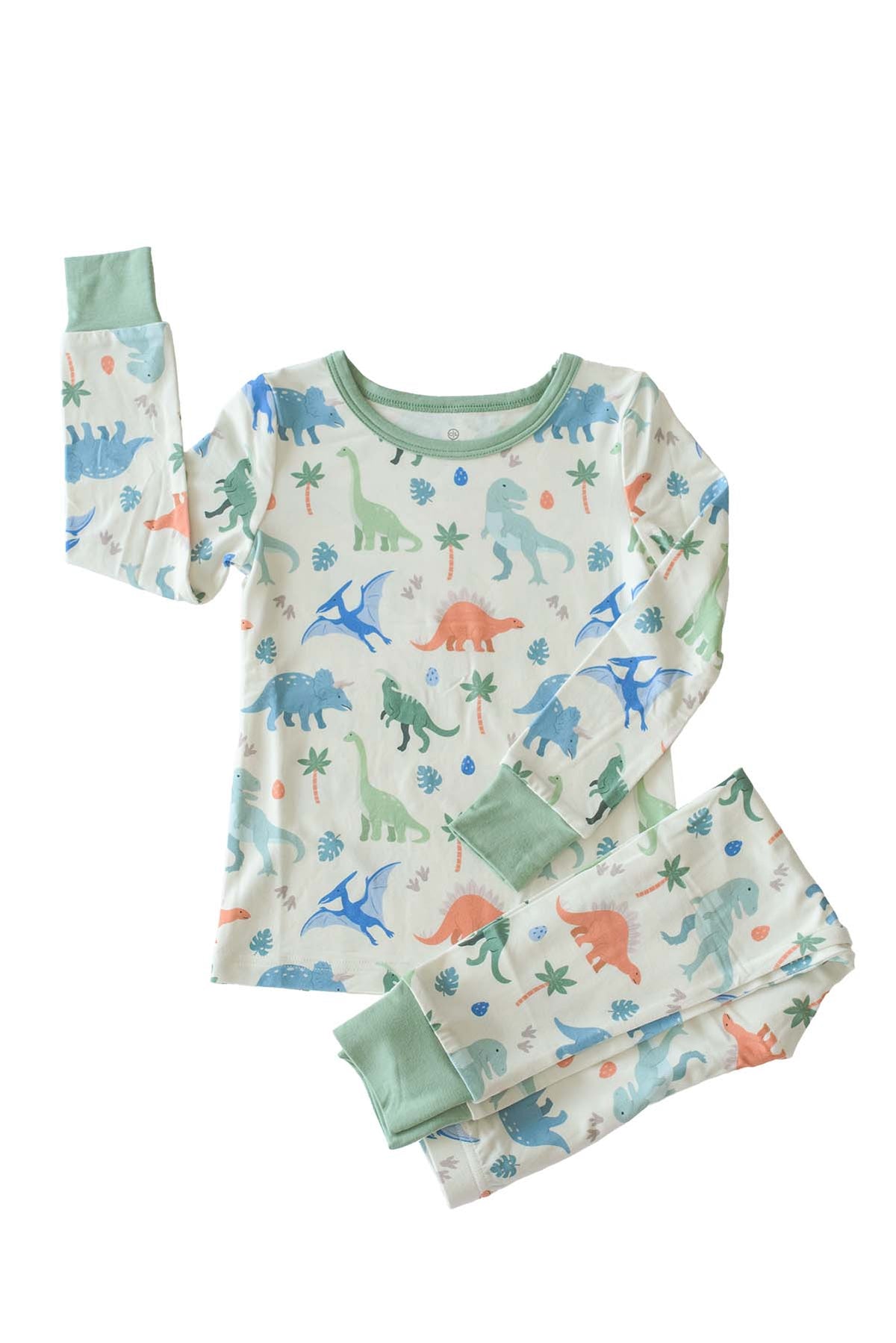 Two-Piece Bamboo Pajama Set | Little Fossil