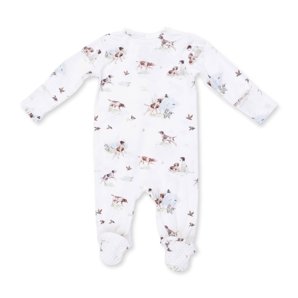 Pointer Pups and Duck Buddies - 2 Way Zipper Footie