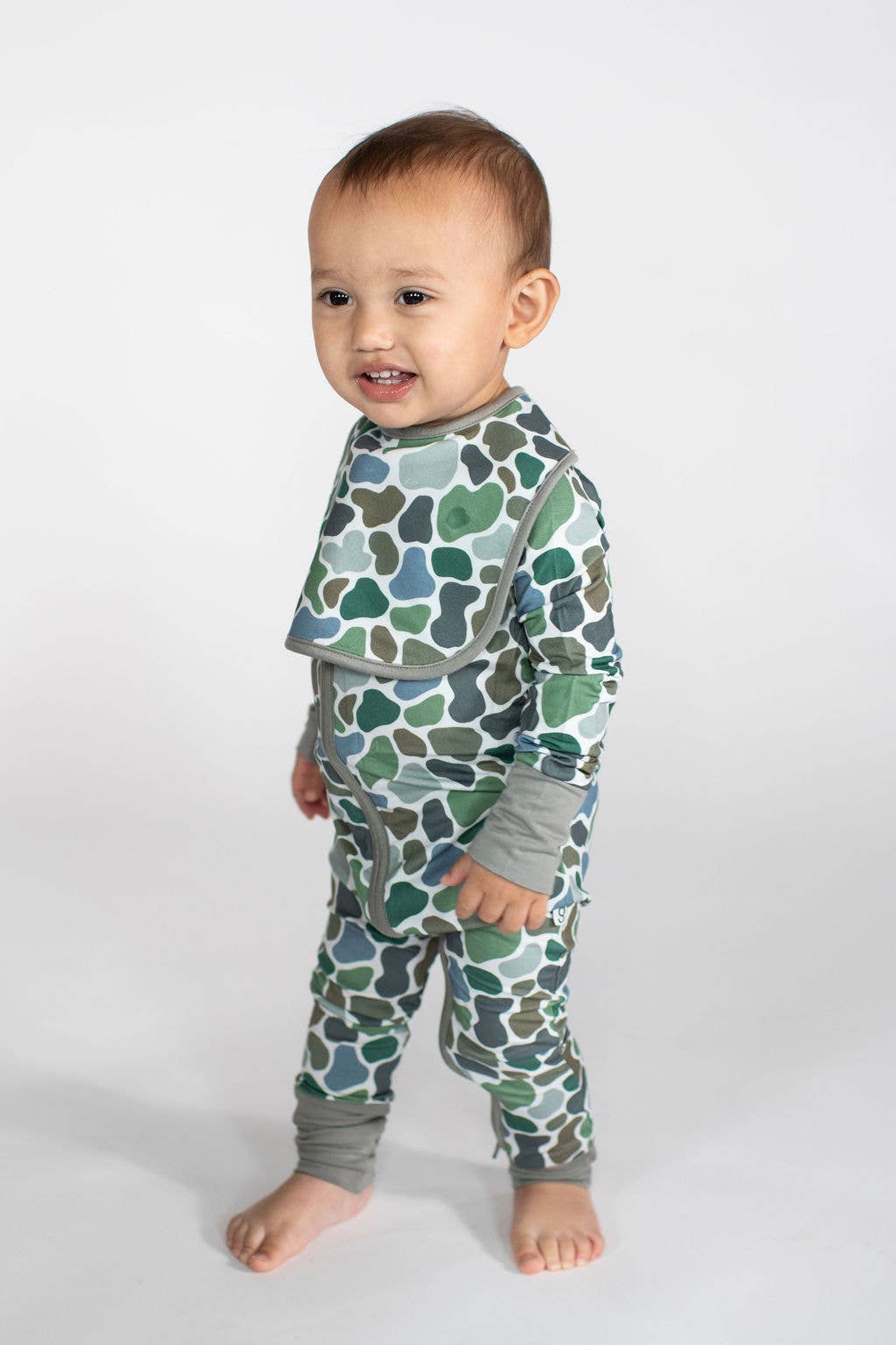 Pebble Camo - Convertible Zip Pjs