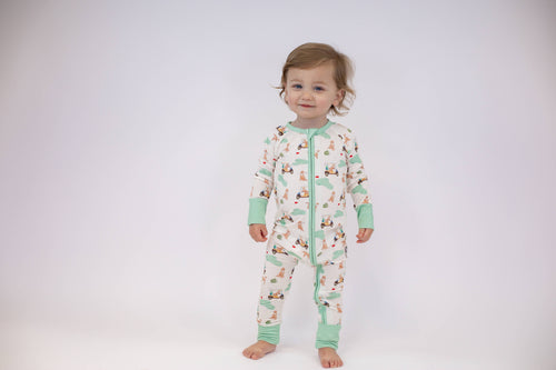Barks & Birdies Convertible Zip Pjs 