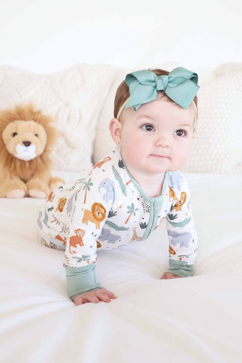 Safari Snuggles Convertible Zip Romper