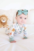 Safari Snuggles Convertible Zip Romper