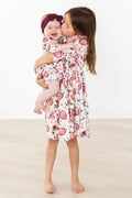 Mila & Rose- Football and Flowers Twirl Dress