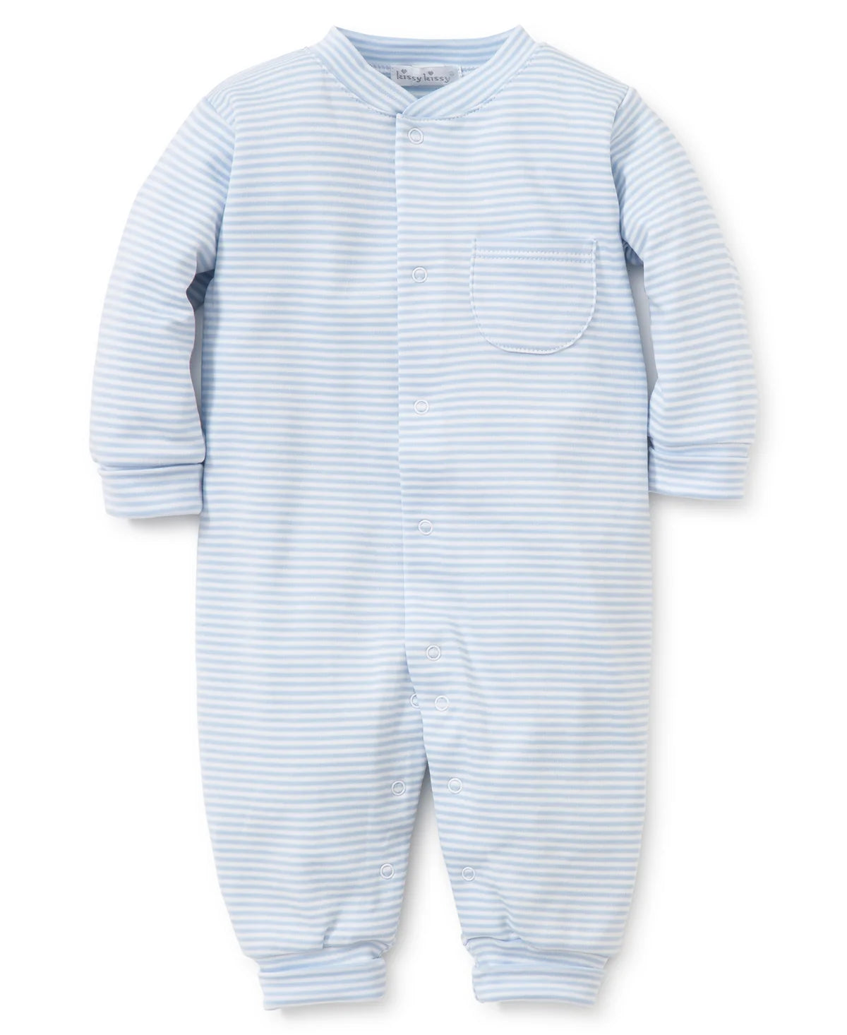 Kissy Kissy- Simple Stripes Blue Playsuit