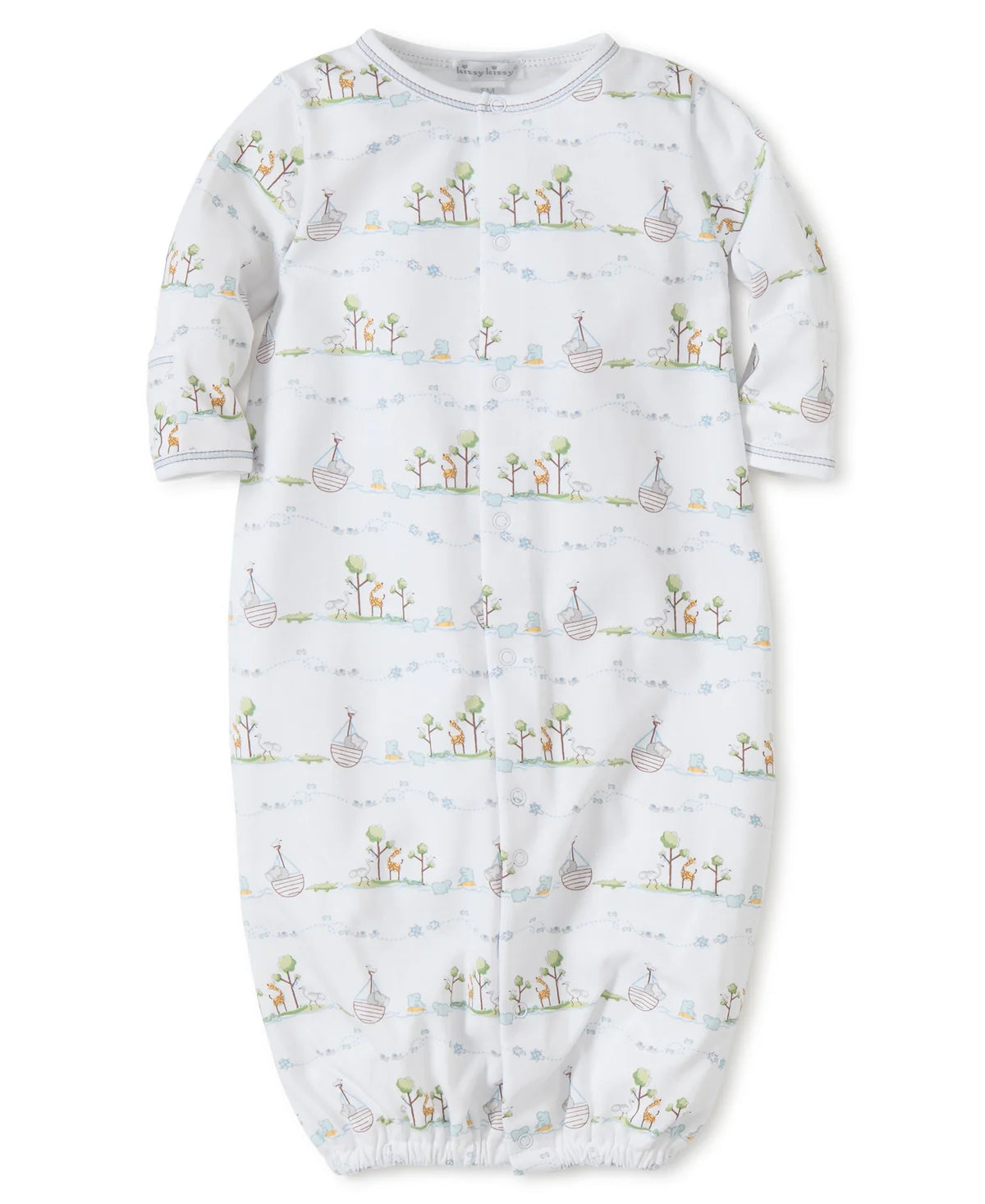 Kissy Kissy- Noah's Print Convertible Gown