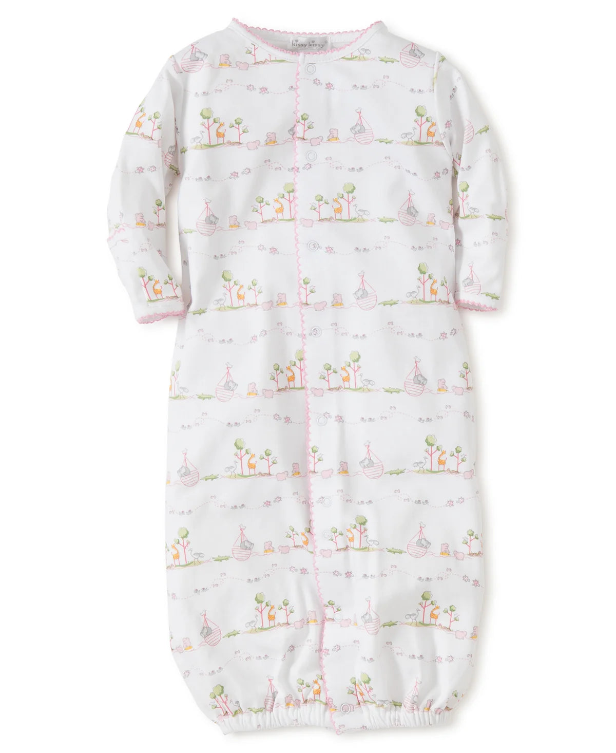 Kissy Kissy- Noah's Print Convertible Gown