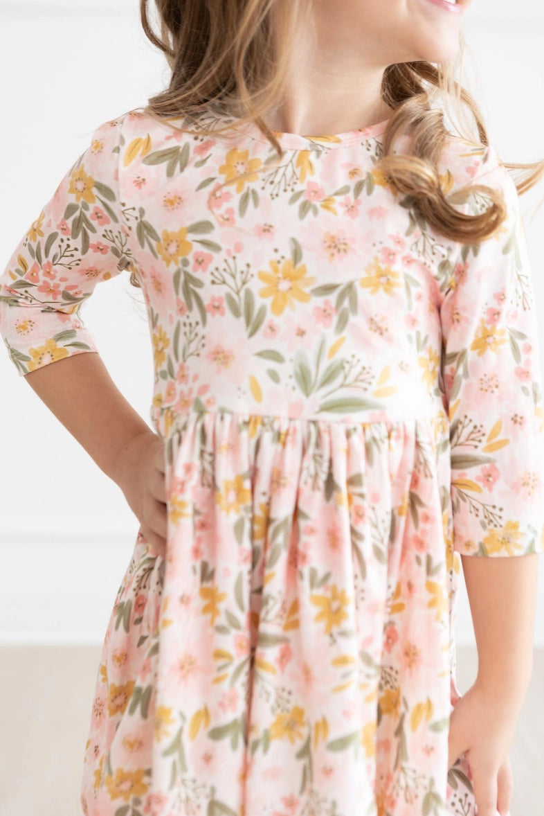 Mila & Rose- Pretty Peachy Twirl Dress