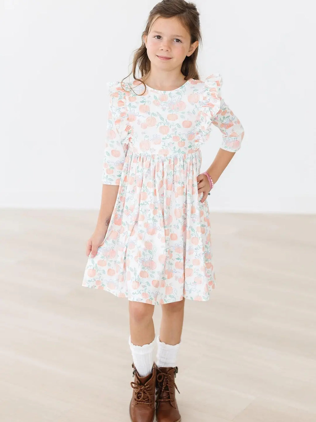 Mila & Rose- Pretty Pumpkins Twirl Dress