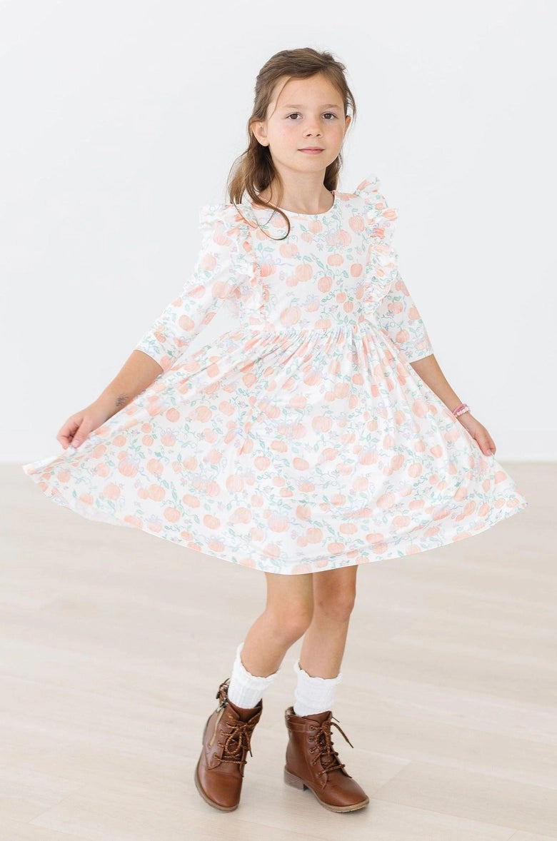Mila & Rose- Pretty Pumpkins Twirl Dress