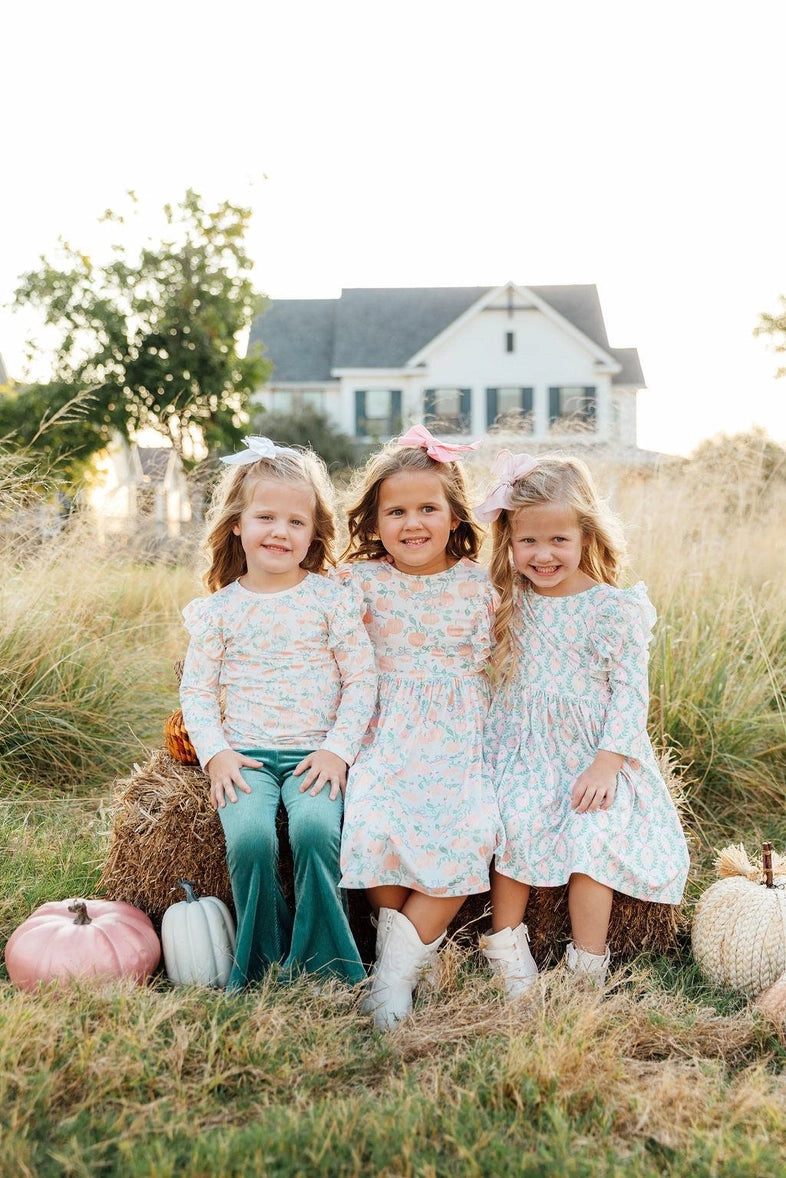 Mila & Rose- Pretty Pumpkins Twirl Dress