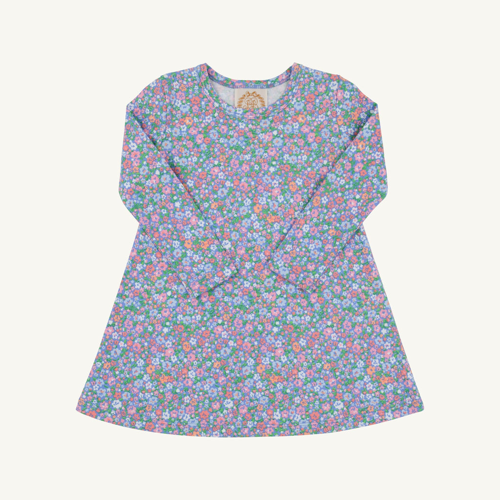 The Beaufort Bonnet Company- Long Sleeve Polly Play Dress- Mountain Brook Mini Floral