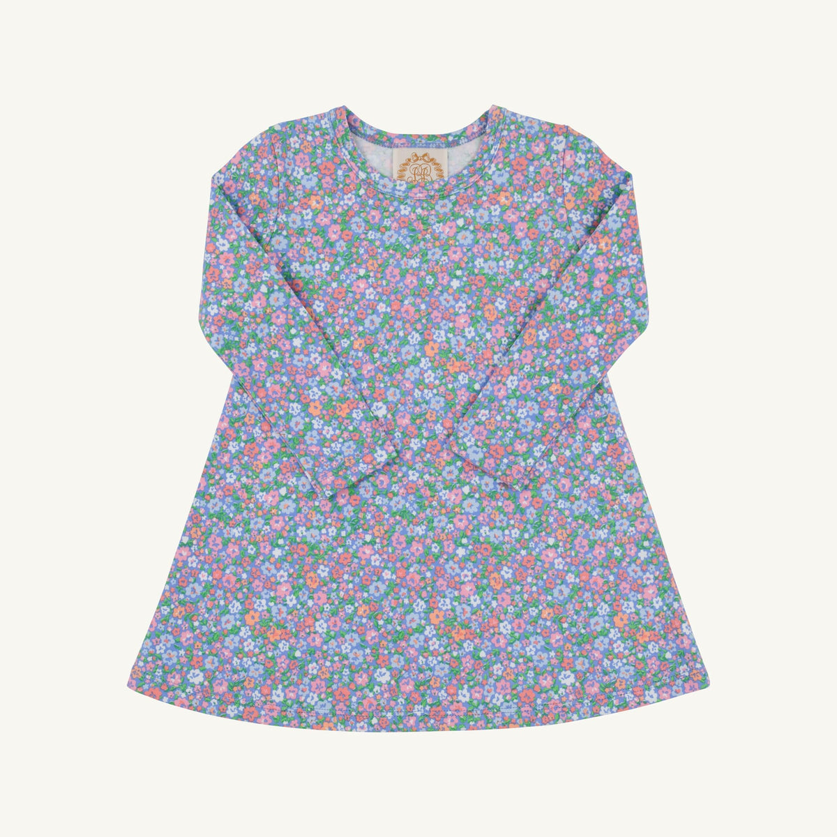 The Beaufort Bonnet Company- Long Sleeve Polly Play Dress- Mountain Brook Mini Floral