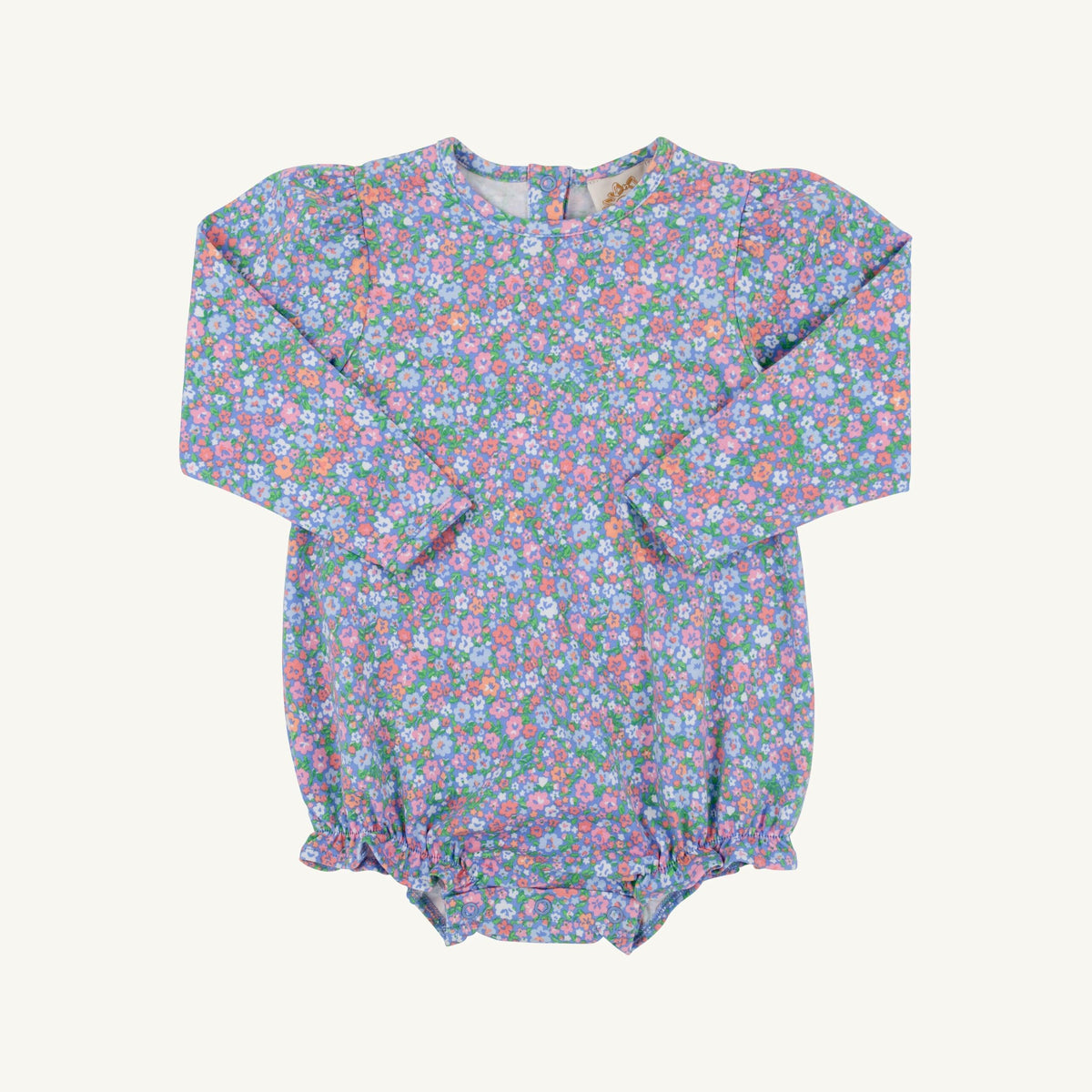 The Beaufort Bonnet Company- Long Sleeve Penny's Play Bubble- Mountain Brook Mini Floral