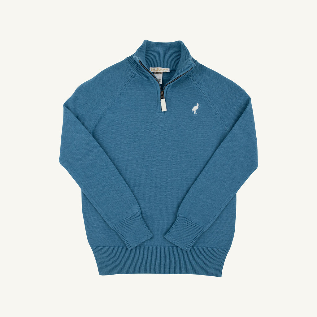 The Beaufort Bonnet Company- Hayden Half Zip Sweater