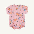 The Beaufort Bonnet Company- Long Sleeve Penny's Play Bubble- Candy & Critters
