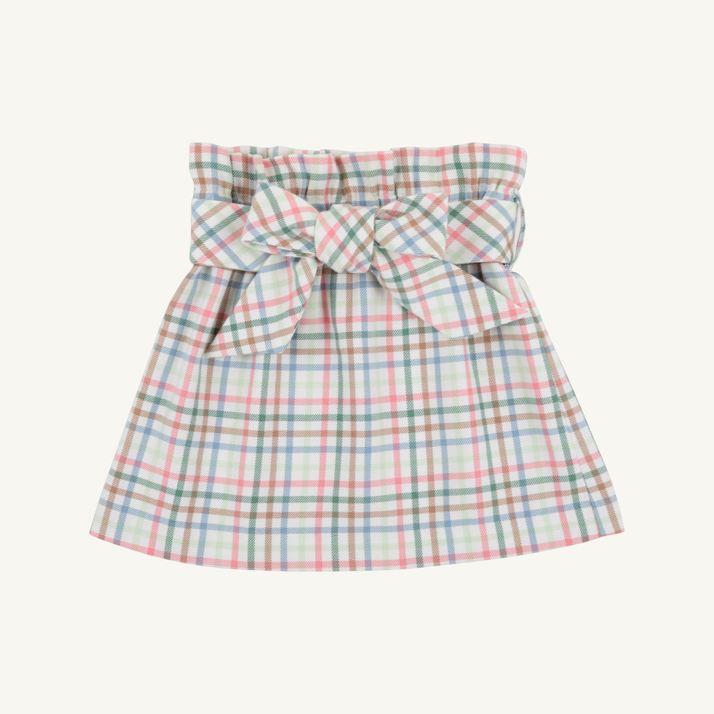The Beaufort Bonnet Company- Beasley Bow Skirt - Manalapan Plaid