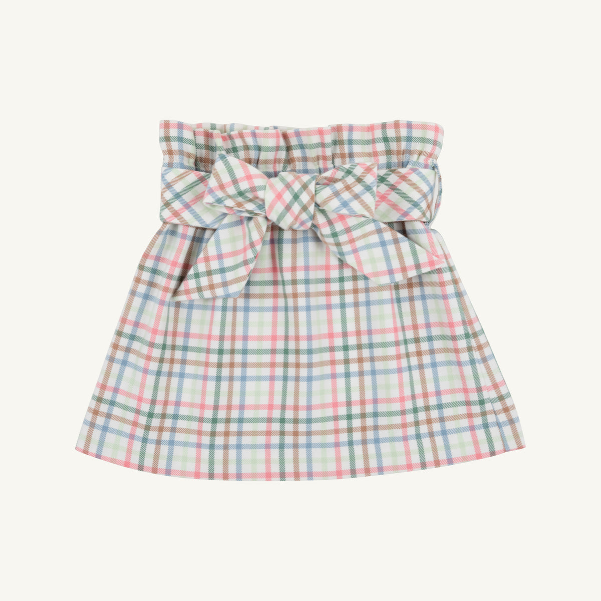 The Beaufort Bonnet Company- Beasley Bow Skirt - Manalapan Plaid